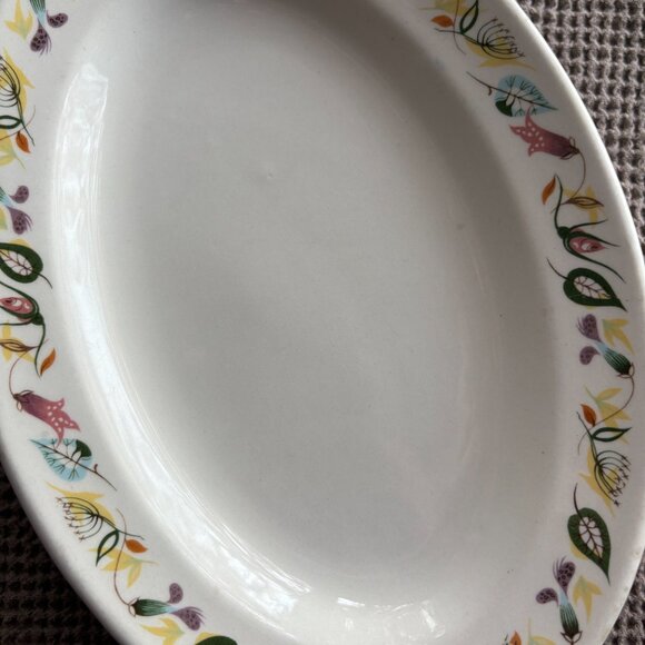 Vintage 50's Grindley Garden Motif Plate Set of 4 - Picture 2 of 5